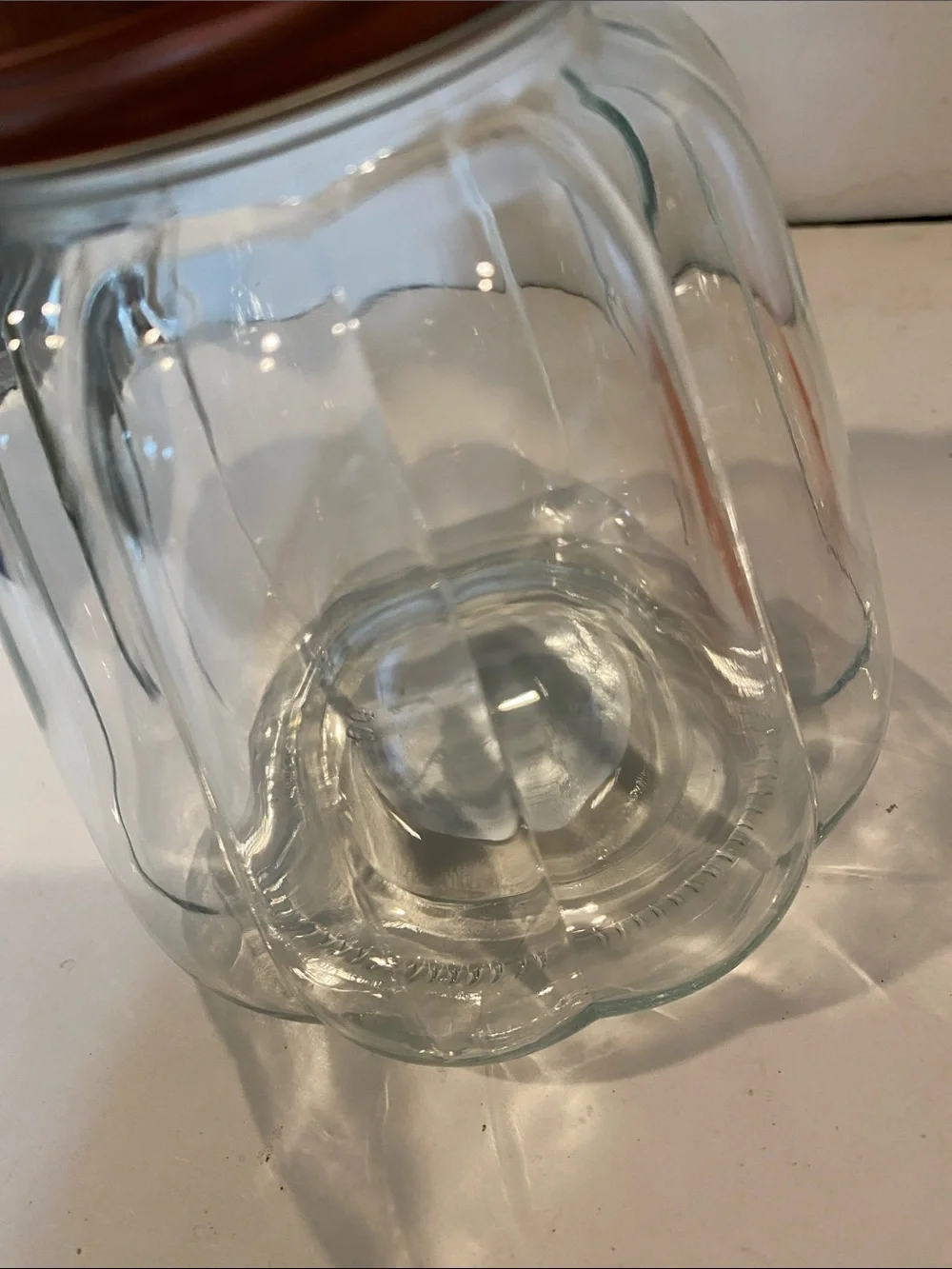 NWT Set of 2 Glass Pumpkin-Shaped Jars with Lids